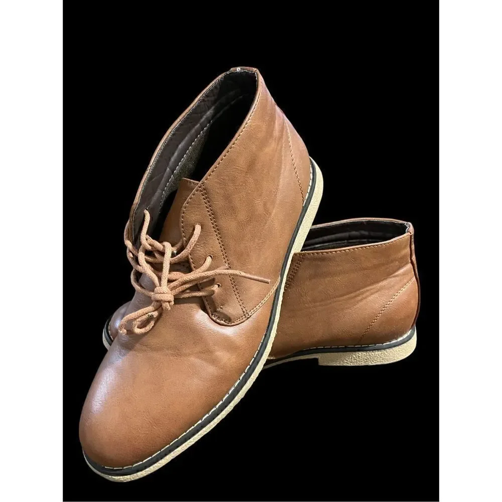 London Fog LFM - Broadstreet Brown Chukka Boots / SZ: 10